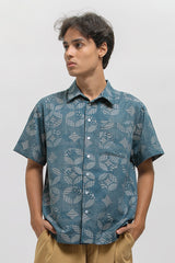 Aksara Kawung Biru Laut