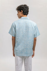 Aksara Kawung Biru Muda