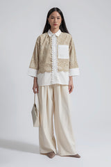Beige Embroidered Kalea