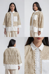 Beige Embroidered Kalea