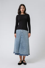 Black Slim Fit Tee - Defect Sale