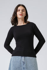 Black Slim Fit Tee - Defect Sale