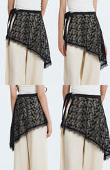 Black Floral Lace Wisp