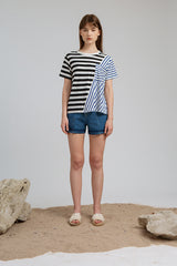 Black Striped Milena - Defect Sale