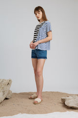 Black Striped Milena - Defect Sale