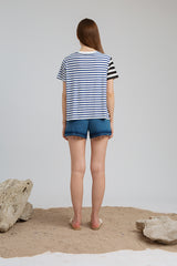 Black Striped Milena - Defect Sale