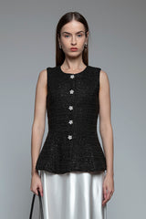 Black Tweed Bell A
