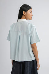 Blue Embroidered Rondo