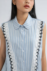 Blue Striped Erice - Defect Sale