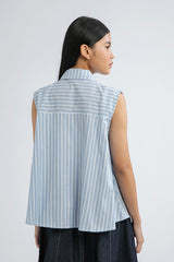 Blue Striped Erice - Defect Sale