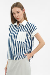 Blue Striped Journee - Defect Sale