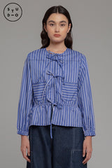 Blue Striped Tanesa