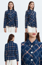Blue Tartan Larissa