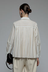 Brown Striped Portico