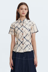 Cream Tartan Abbey