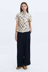 Cream Tartan Abbey