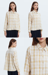 Cream Tartan Merel