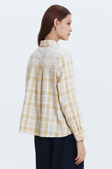 Cream Tartan Merel