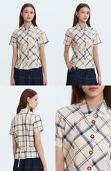 Cream Tartan Abbey