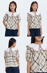 Cream Tartan Frey