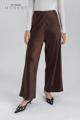 Dark Brown Satin Pama