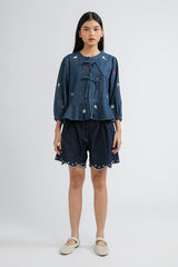 Dark Denim Floral Karila