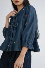 Dark Denim Floral Karila