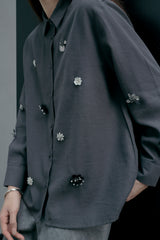COTTONINKSTUDIO - Dark Grey Lowena