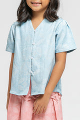 Elok Kawung Biru Muda