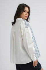 Floral Embroidery Fonsi - Defect Sale