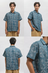 Aksara Kawung Biru Laut