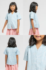 Elok Kawung Biru Muda