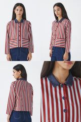 Maroon Striped Tindra