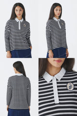 Off White Striped Liora