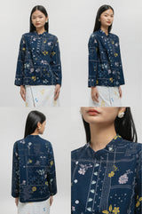 Padma Rekah Biru Laut