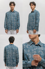 Sena Kawung Biru Laut