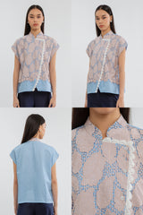 Light Blue Striped Talya