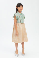 Green Floral Jinggao