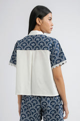 Indigo Scalloped Cesena B