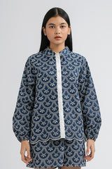 Indigo Scalloped Nardo A - Defect Sale