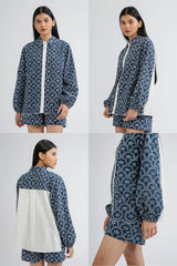 Indigo Scalloped Nardo B - Defect Sale