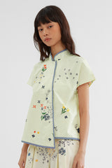 Kama Puspa Krem-Hijau