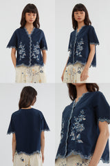 Layal Puspa Biru Laut