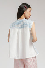 Light Blue Striped Burnett - Defect Sale