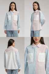 Light Blue Striped Shalamov - Defect Sale