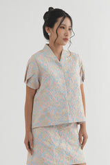 Light Blue Floral Miu