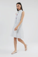 Light Blue Gingham Nies