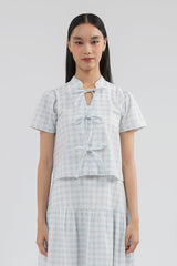 Light Blue Gingham Zweig