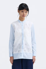 Light Blue Scallop Gol