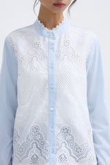 Light Blue Scallop Gol